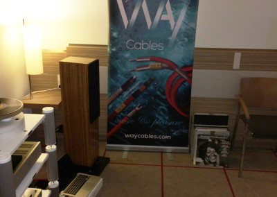 WAY Cables in action at Hi-Fi Show in Hamburg 2016