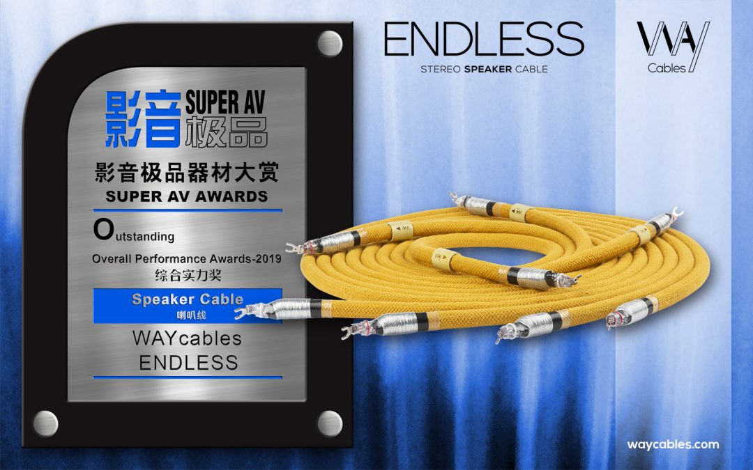 OUTSTANDING AWARD by Super AV Magazine for ENDLESS speaker cable