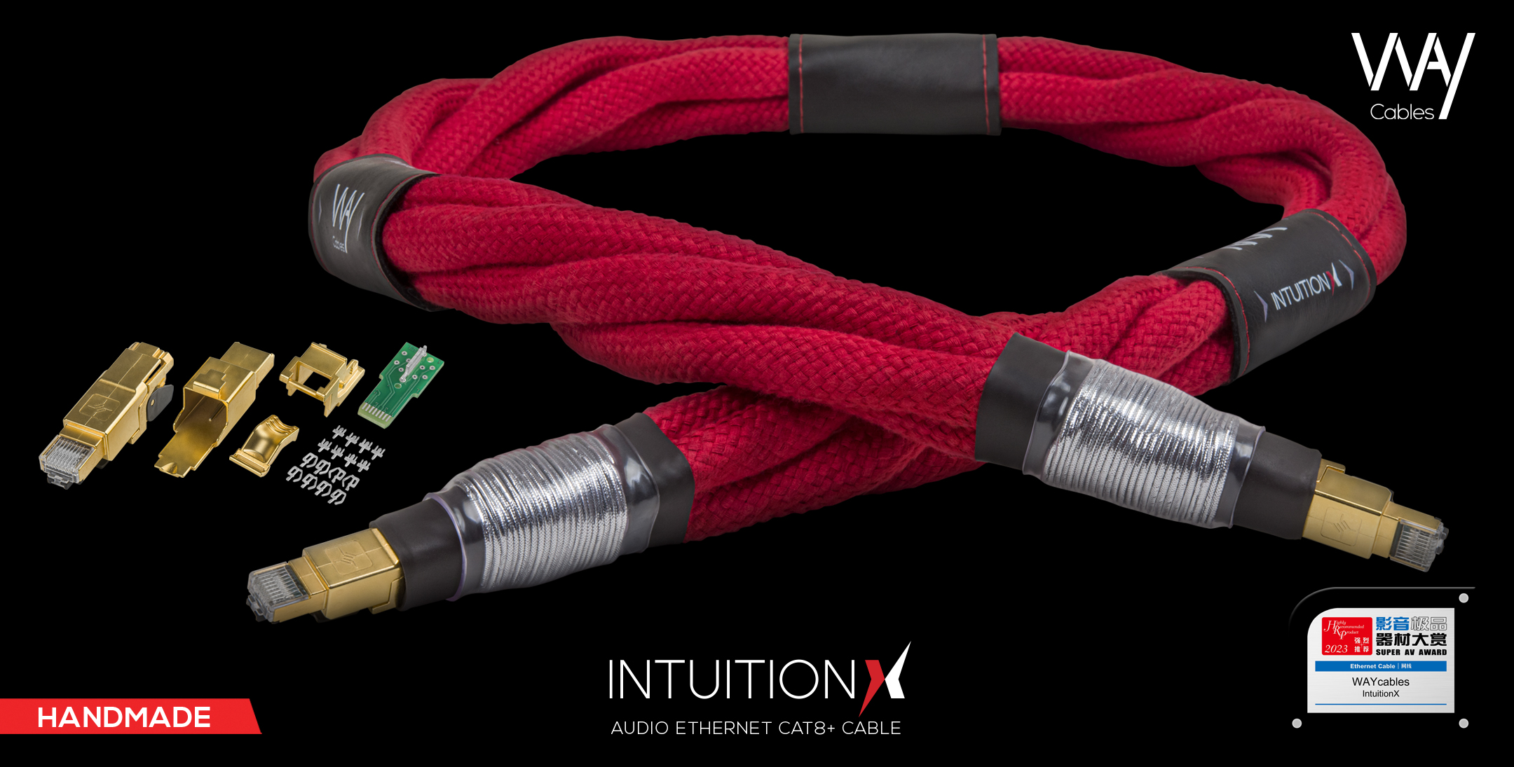 WAY Cables X SERIES ethernet audio cable IntuitionX